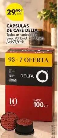 Pingo Doce Cápsulas de café delta promoção