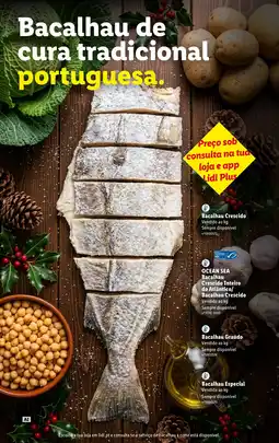 Lidl Bacalhau Crescido promoção