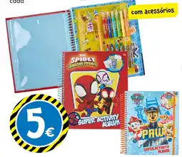 TEDi spidey amazing friends super activity album promoção