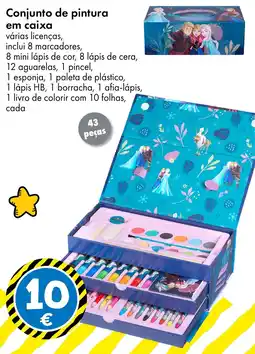 TEDi Conjunto de pintura em caixa promoção