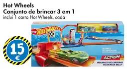 TEDi Hot Wheels conjunto de brincar 3 em 1 promoção