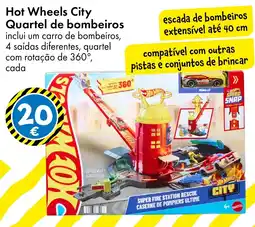 TEDi Hot Wheels City Quartel de bombeiros promoção
