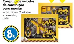 TEDi Conjunto de veículos de construção para montar promoção