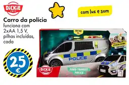 TEDi Carro da polícia dickie toys promoção