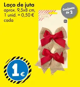 TEDi Laço de juta promoção