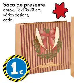 TEDi Saco de presente promoção