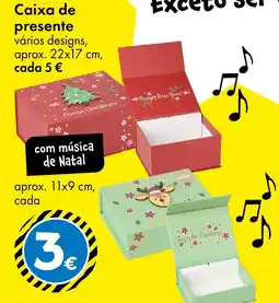 TEDi Caixa de presente promoção