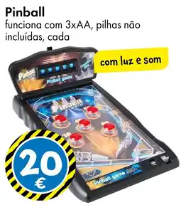 TEDi Pinball game promoção