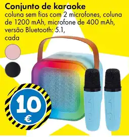 TEDi Conjunto de karaoke promoção