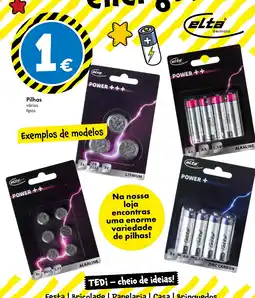 TEDi Pilhas vários tipos promoção