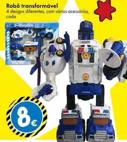 TEDi Robô transformável promoção
