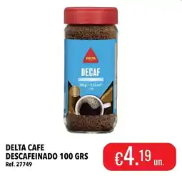Central Cash delta cafe descafeinado promoção