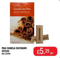 Central Cash Pau canela sucrame sticks promoção