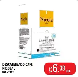 Central Cash Descafeinado cafe nicola promoção