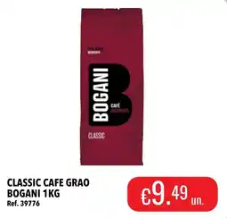 Central Cash Classic café grao bogani promoção