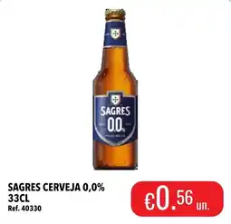 Central Cash Sagres cerveja 0,0% promoção