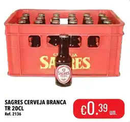 Central Cash Sagres cerveja branca promoção
