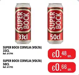 Central Cash super bock cerveja (volta) promoção