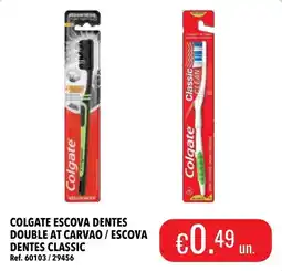 Central Cash Colgate escova dentes double at carvao / escova dentes classic promoção