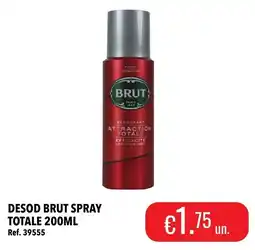Central Cash desod brut spray totale promoção