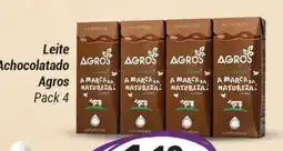 GidaCarnes Supermercados Leite Achocolatado Agros promoção