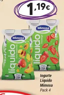 GidaCarnes Supermercados logurte líquido mimosa promoção