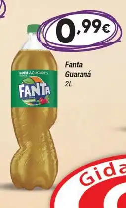 GidaCarnes Supermercados Fanta Guaraná sem açúcares promoção