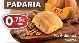 GidaCarnes Supermercados Padaria Pão de Abóbora e Nozes promoção