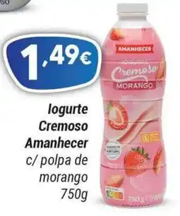 GidaCarnes Supermercados logurte cremoso amanecer c/ polpa de morango promoção