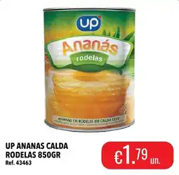 Central Cash Up ananás rodela promoção