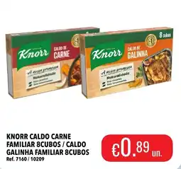 Central Cash Knorr caldo carne familiar 8cubos / caldo galinha familiar 8cubos promoção