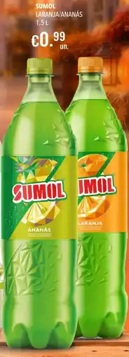 Central Cash Sumol laranja/ananas promoção