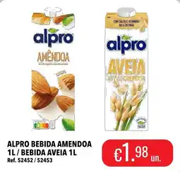 Central Cash Alpro bebida amêndoa / bebida aveia promoção