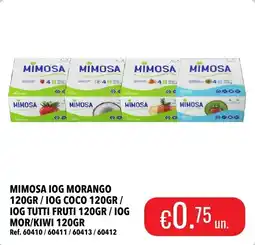 Central Cash Mimosa iog morango promoção