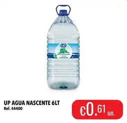 Central Cash Up agua nascente promoção