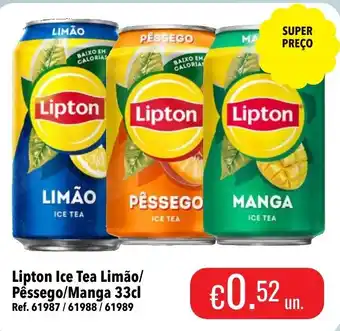 Lipton ice tea limão/pêssego/manga