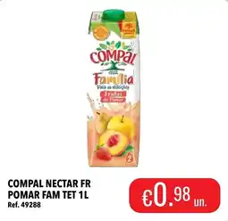 Central Cash Compal nectar fr pomar fam promoção