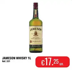 Central Cash Jameson whisky promoção
