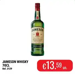 Central Cash Jameson whisky promoção