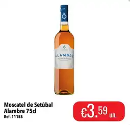 Central Cash Moscatel de Setúbal Alambre promoção