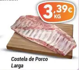 GidaCarnes Supermercados Costela de Porco Larga promoção
