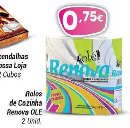 GidaCarnes Supermercados Rolos de Cozinha Renova OLE promoção