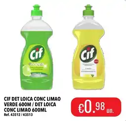 Central Cash Cif det loica conc limao verde promoção