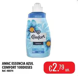 Central Cash Amac essencia azul comfort 100doses promoção