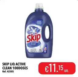 Central Cash skip liq active clean 100doses promoção