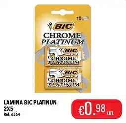 Central Cash Lamina bic platinum promoção