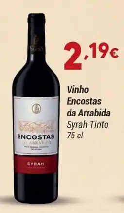 GidaCarnes Supermercados Vinho Encostas da Arrabida Syrah Tinto promoção