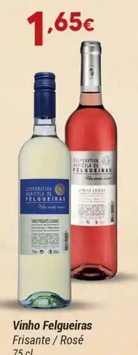 GidaCarnes Supermercados Vinho Felgueiras Frisante / Rosé promoção
