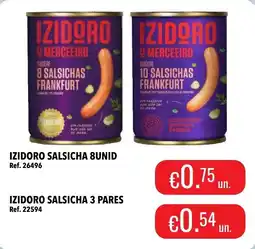 Central Cash Izidoro salsicha 8 unid promoção
