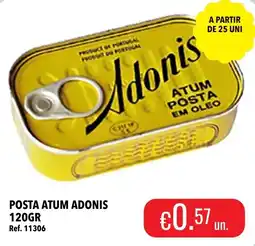 Central Cash Posta atum adonis promoção